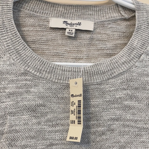 NWT Madewell lightweight sweater crew neck XS - Picture 3 of 5